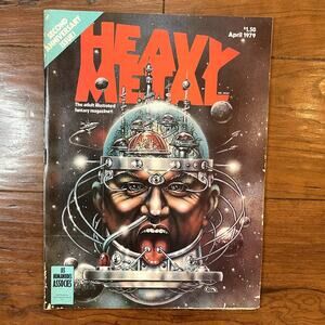 HEAVY METAL MAGAZINE April 1979, Volume 2 #12 2nd anniversary Adult Fantasy Art
